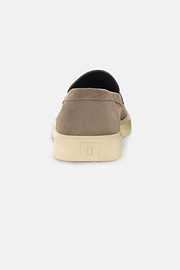 STRATUS Loafers in Suede Leather, Taupe, thumb, 5