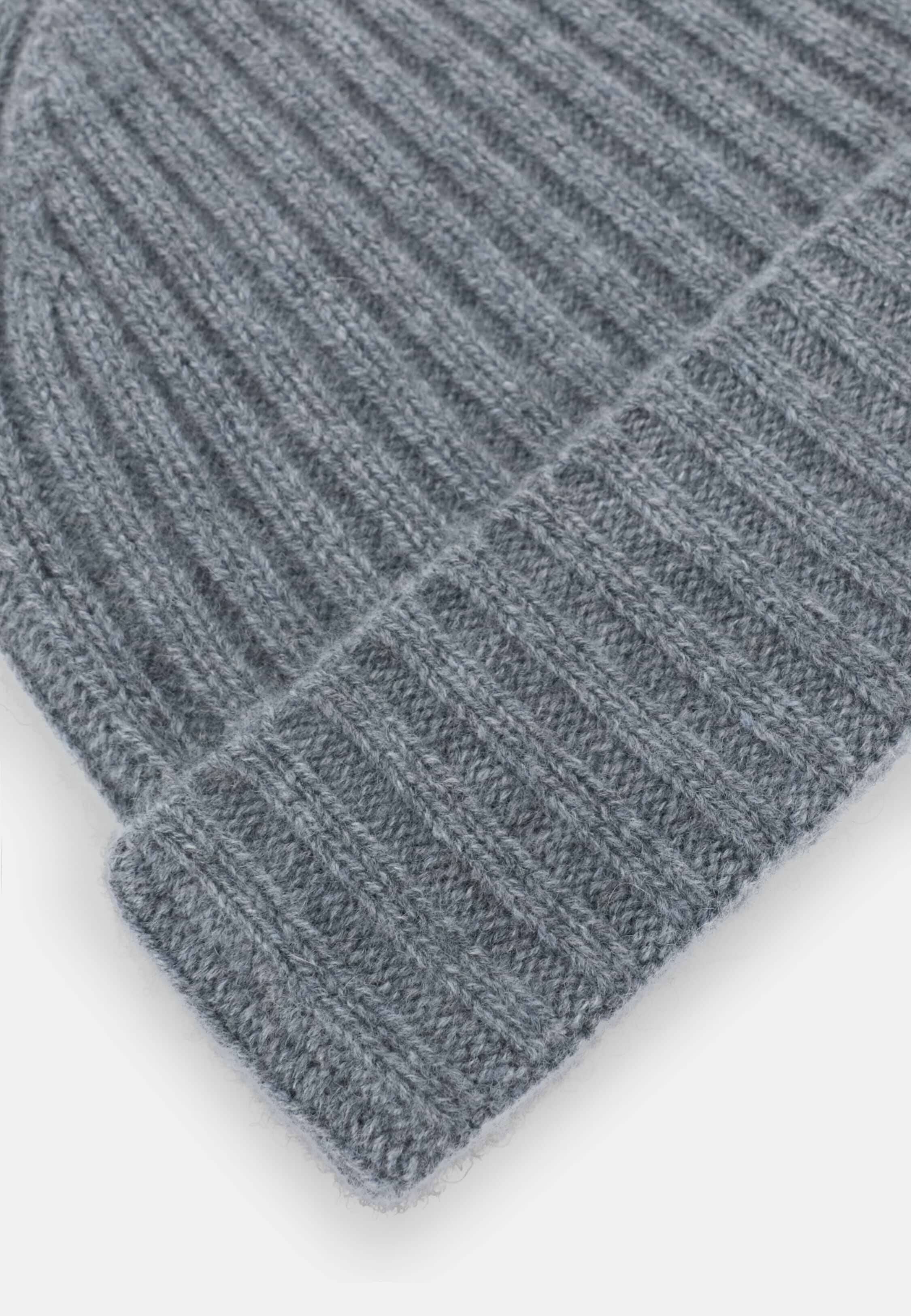 Beanie in Cashmere, Light grey | Boggi Milano
