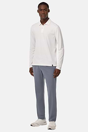 B-Tech Stretch Nylon Trousers, Charcoal, hi-res