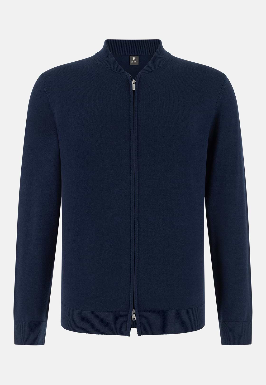 Bomber In Cotone, Navy, hi-res, 5