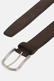 Pasek z nubuku, Brown, thumb, 2