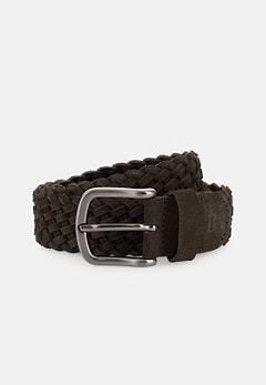 Belt in Woven Suede Leather