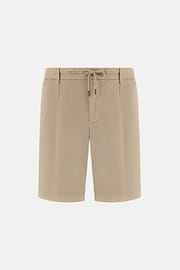 Bermuda Summer Aus Baumwollstretch, Sand, thumb, 5
