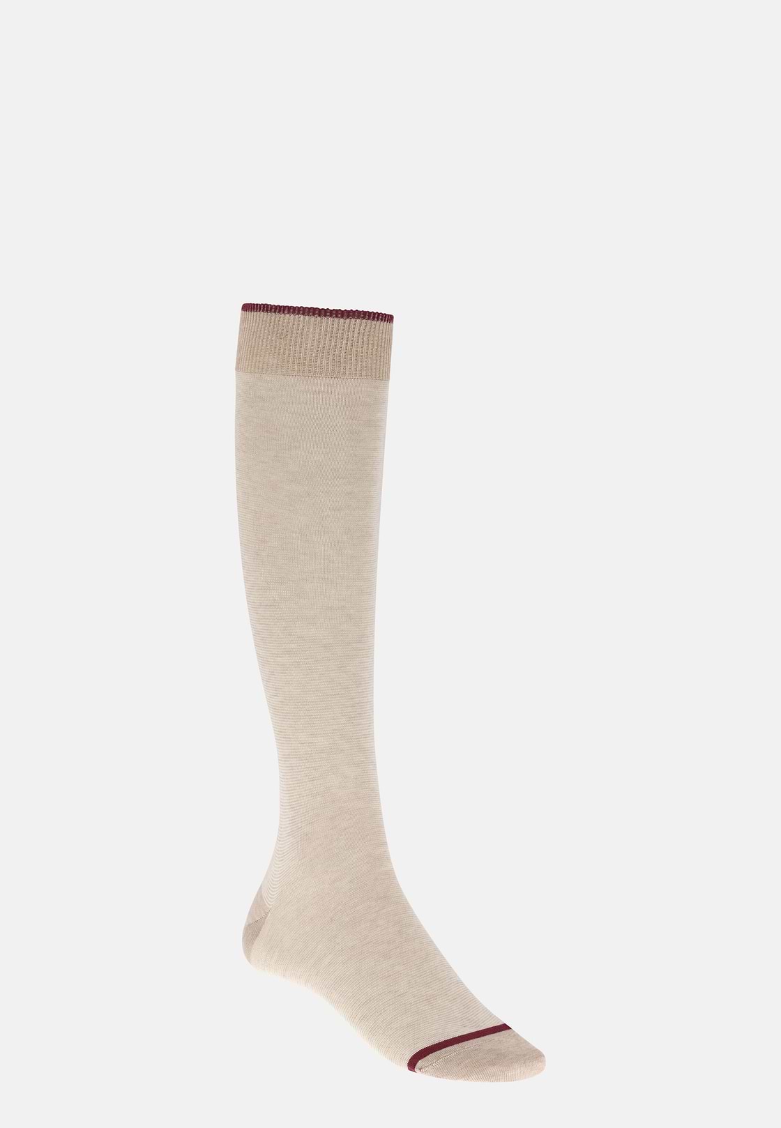 Mikrostreifen-Socken, Creme, hi-res, 1
