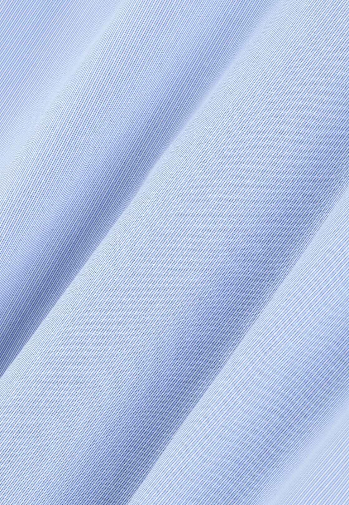 Overhemd Gestreept van Katoen Regular Fit, Light Blue, hi-res, 5