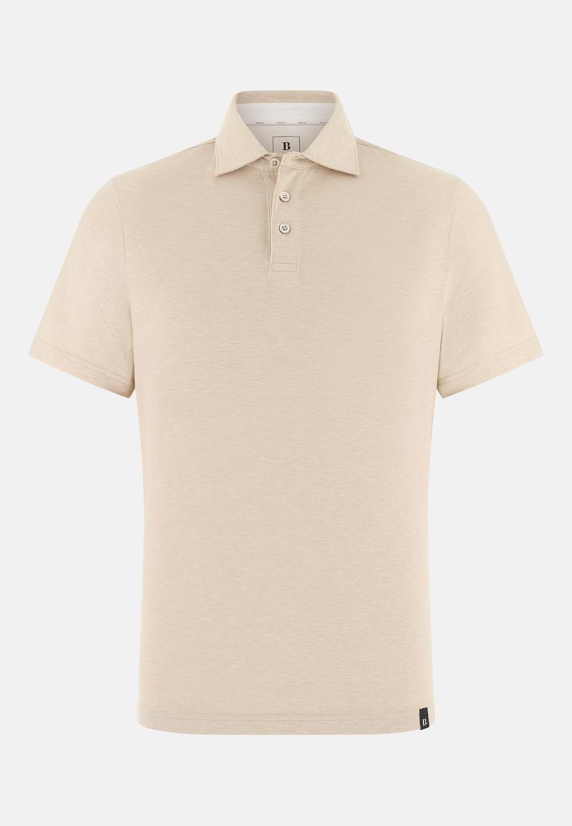 Cotton Linen Polo, Sand, hi-res, 5