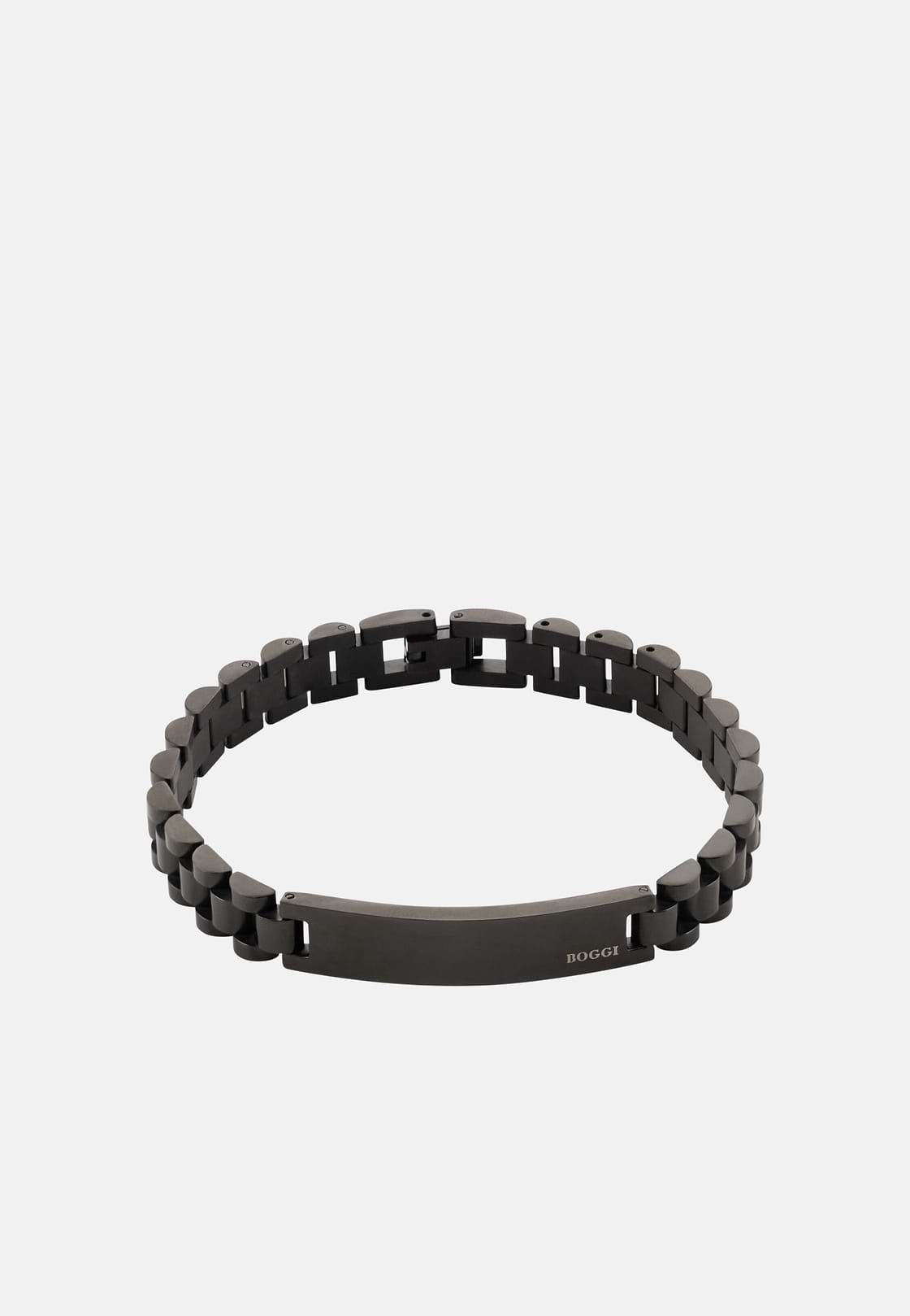 Edelstahl-Armband, Schwarz, hi-res, 1