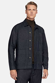 Work Shirt Jacket in Denim, , hi-res