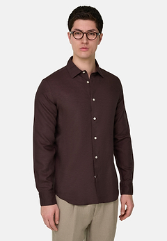 Camicia In Tencel Lino Regular Fit