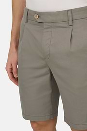 Bermudahose Aus Elastischem Tencel, Hellgrün, thumb, 4