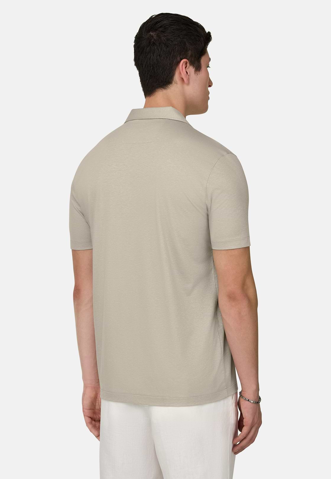 Poloshirt aus Leinenmischung, Sand, hi-res, 3