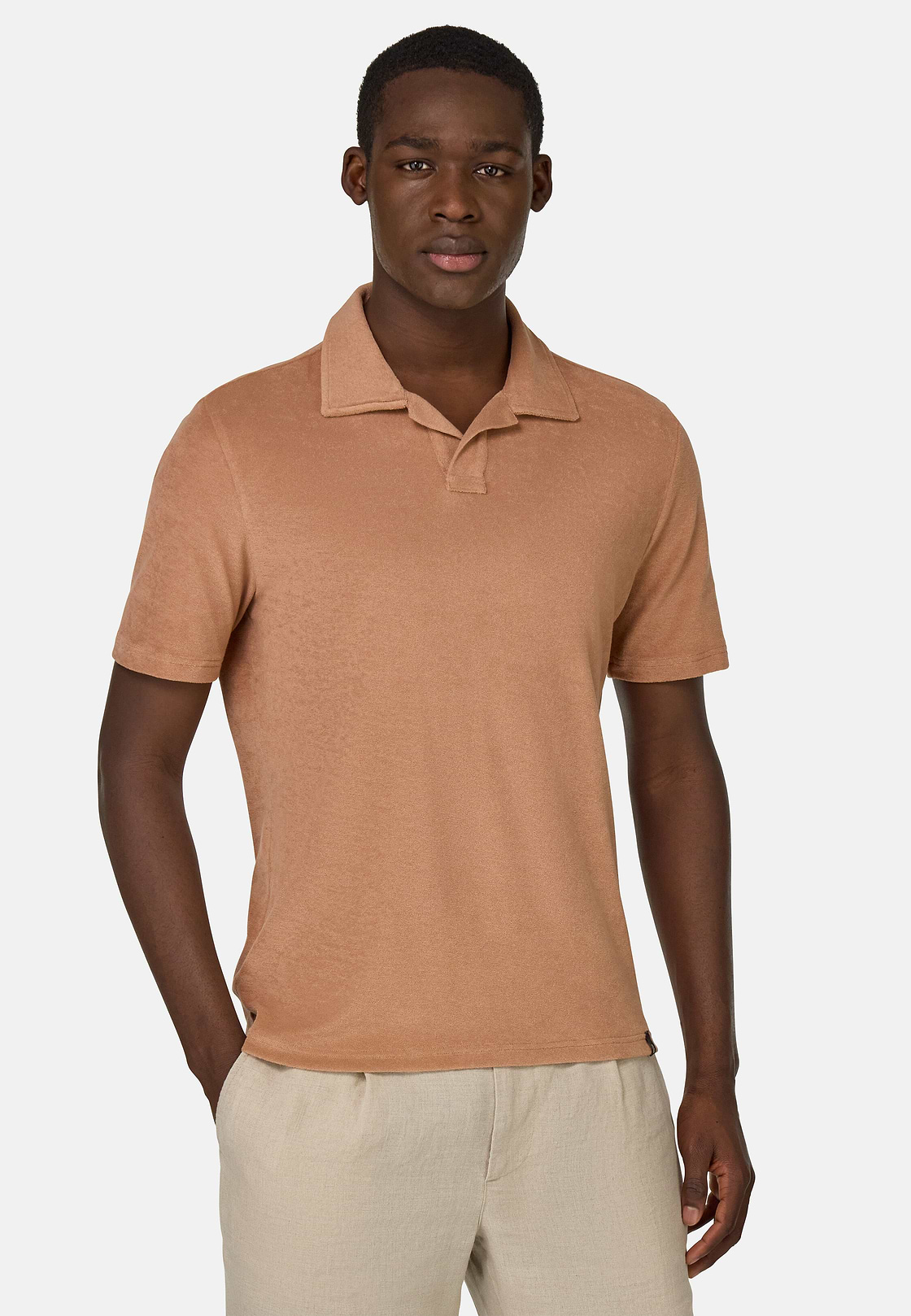 Polo En Nylon Coton, Rojo, hi-res