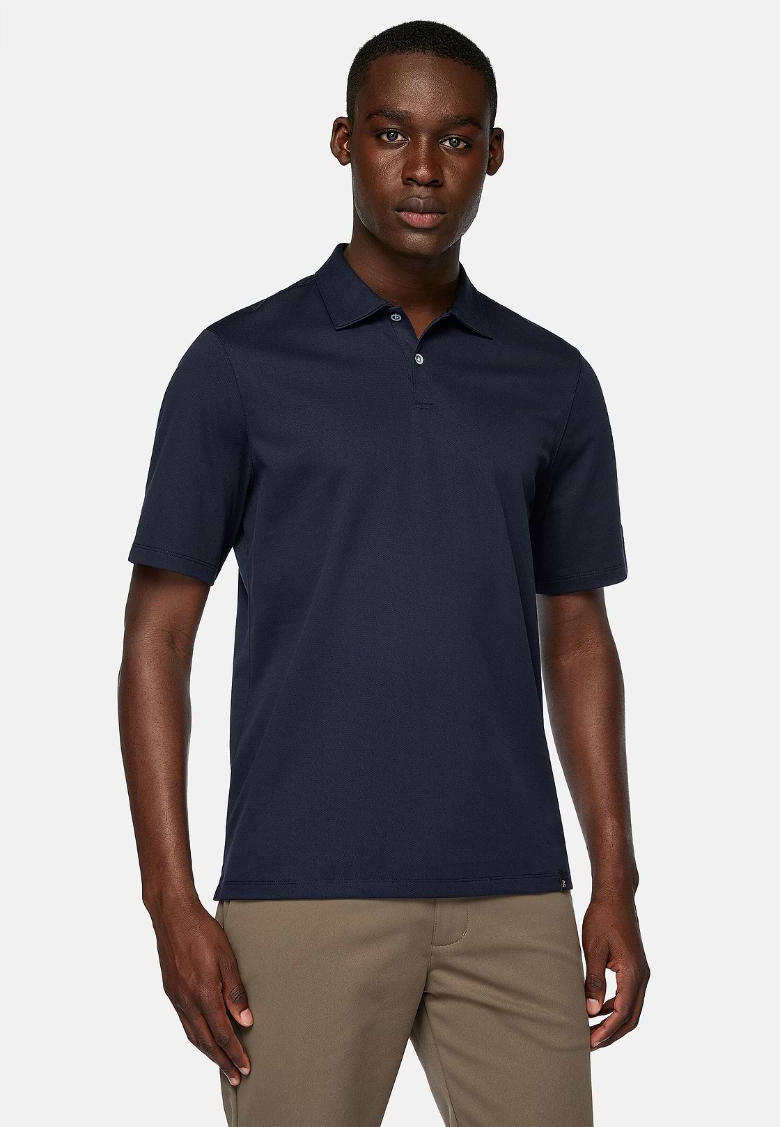 Hochwertiges Piqué-Poloshirt, Navy blau, hi-res