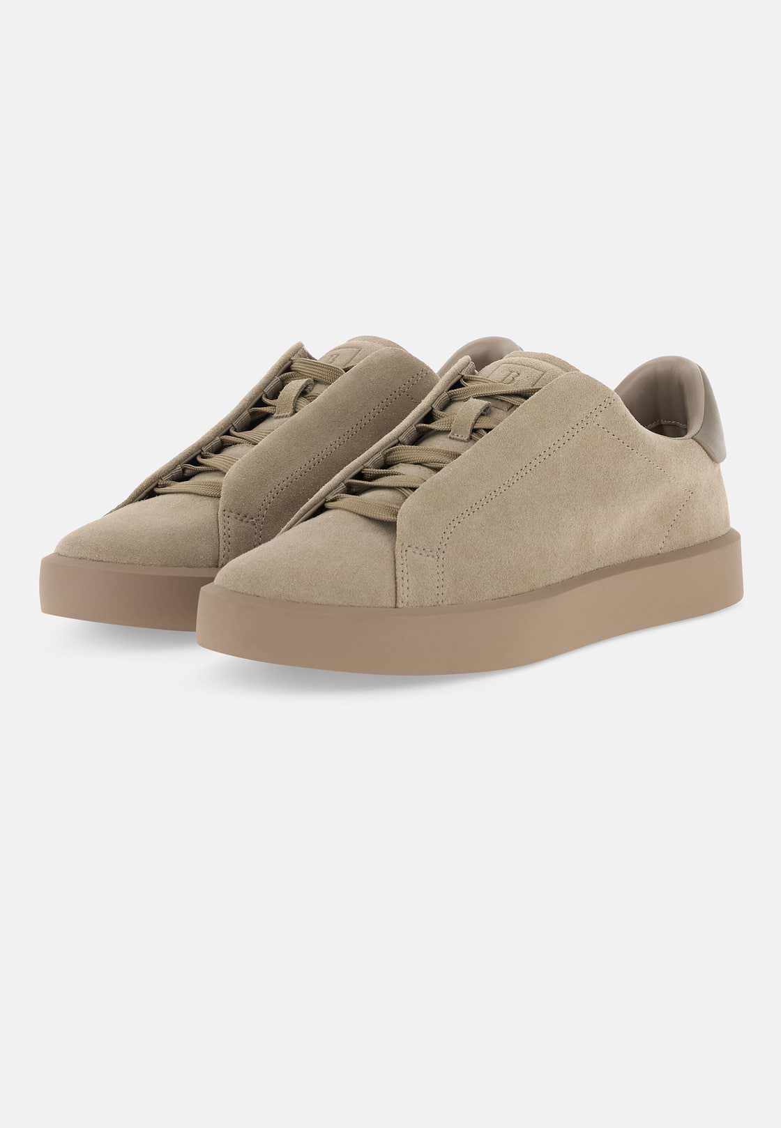 Essence Suede Trainers, Taupe, hi-res, 3