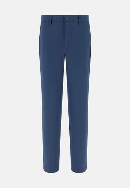 B-Tech Stretch Nylon Trousers, Air-blue, hi-res