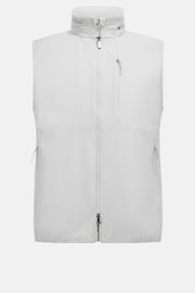 Technical Fabric Gilet, Ice, hi-res