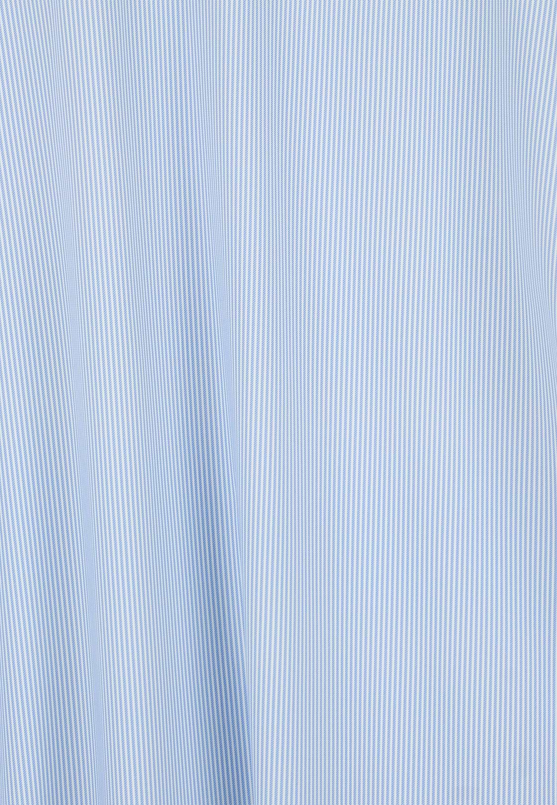 Overhemd Gestreept in Elastisch Nylon B Tech Slim Fit, Light Blue, hi-res, 5