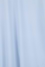Overhemd Gestreept in Elastisch Nylon B Tech Slim Fit, Light Blue, thumb, 5