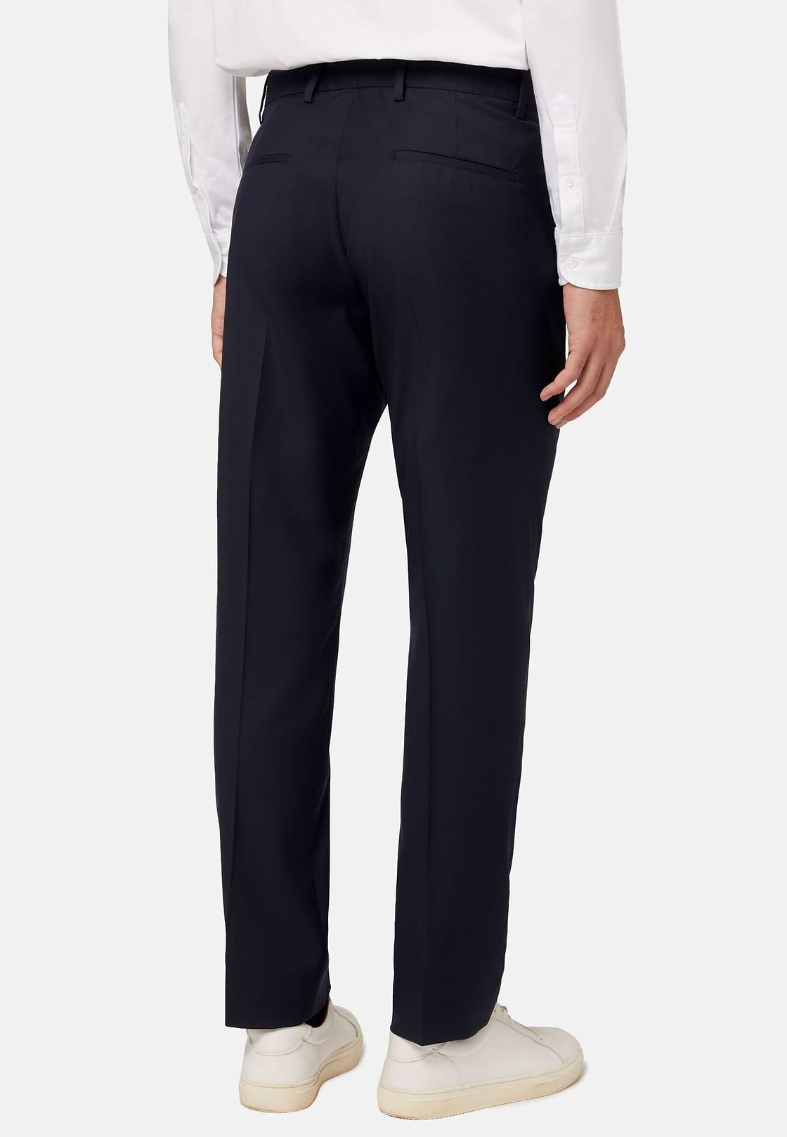 Hose Aus Leinen B Aria, Navy blau, hi-res