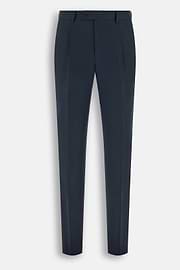 Double-Breasted Pattern Wool Suit, Navy blue, thumb, 8
