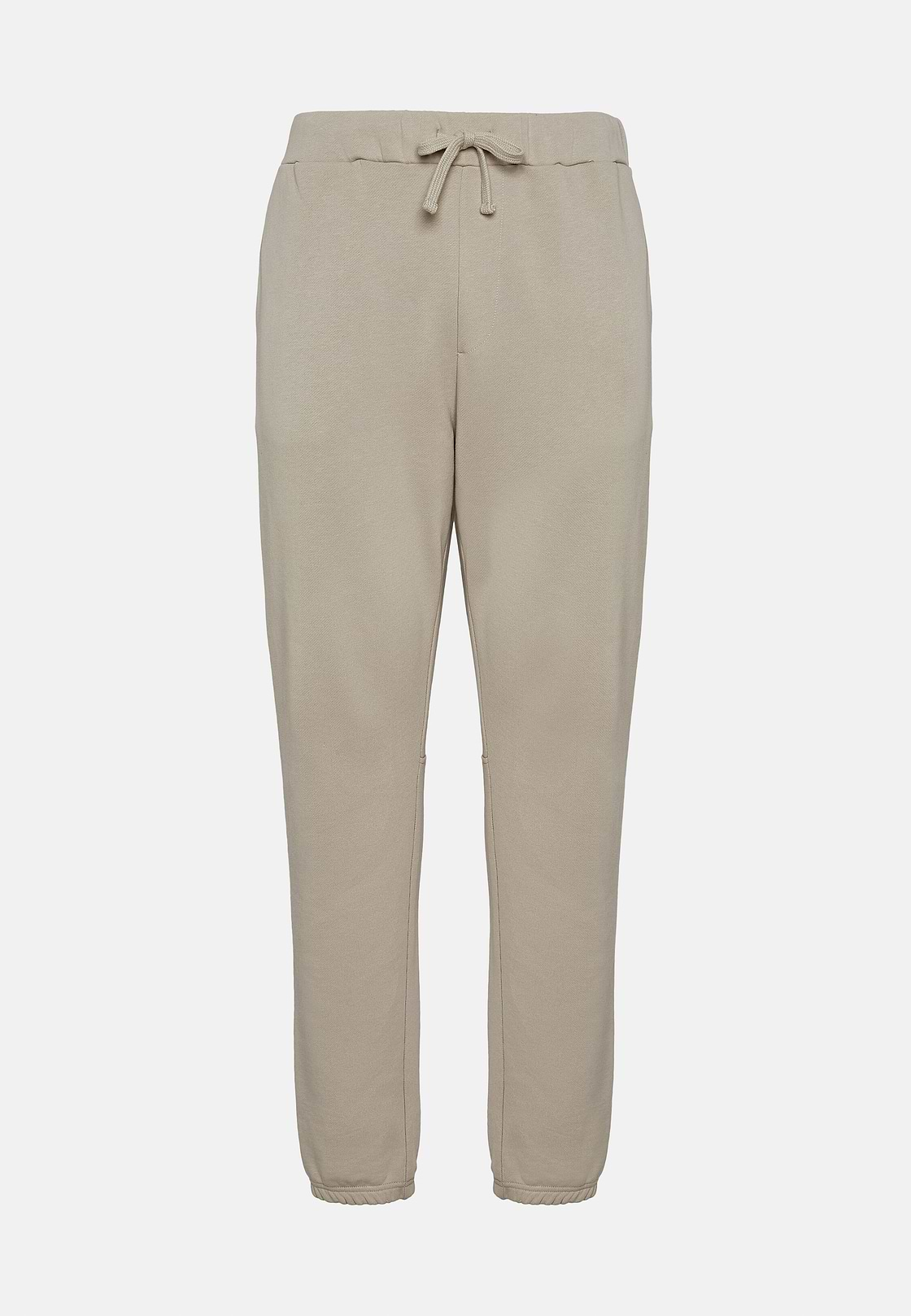 Trousers in Organic Cotton Blend, Taupe, hi-res