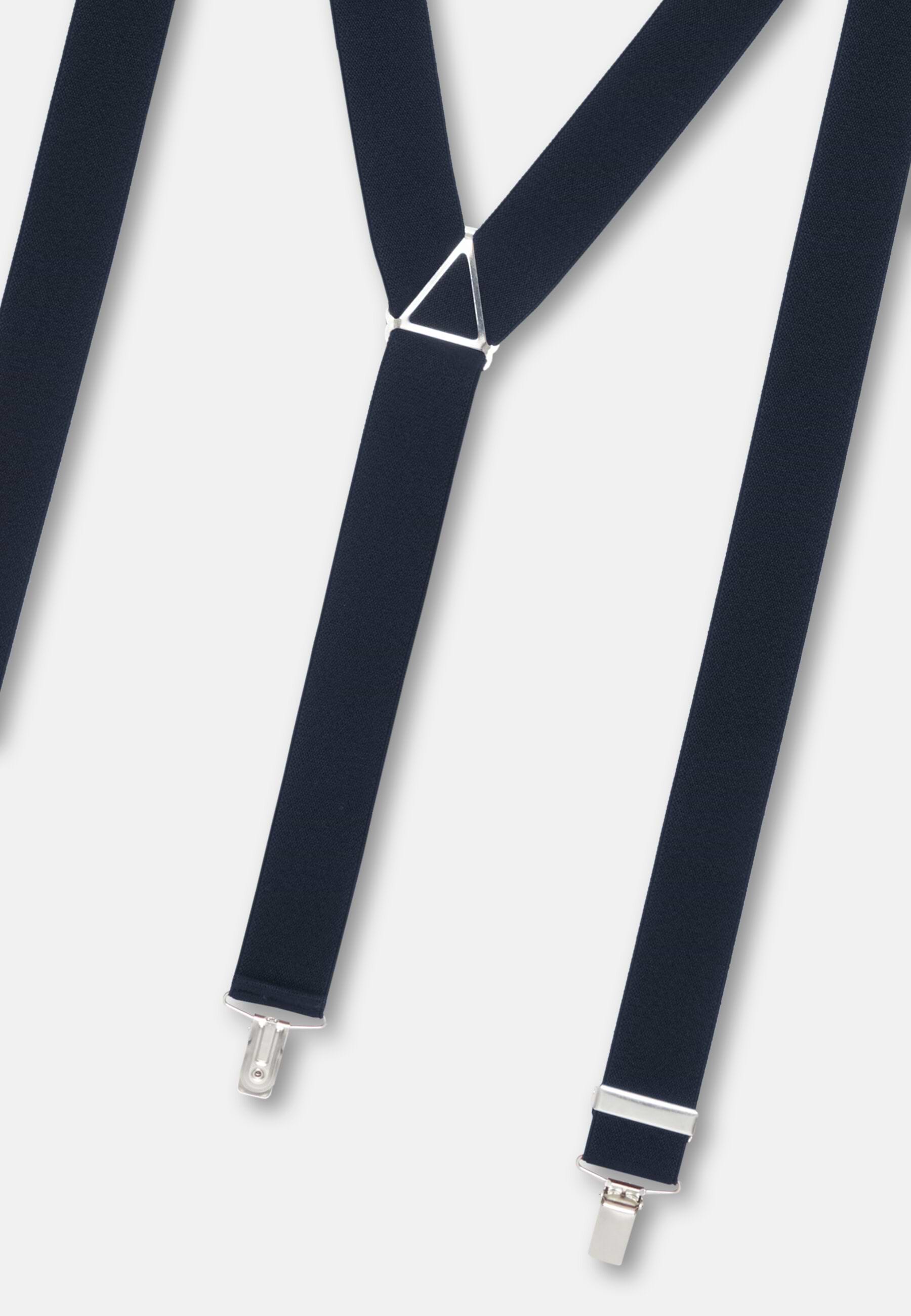 Navy Blue Elasticated Braces Boggi Milano — free download