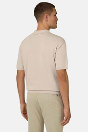Polo Di Maglia In Cotone Seta, , thumb, 3
