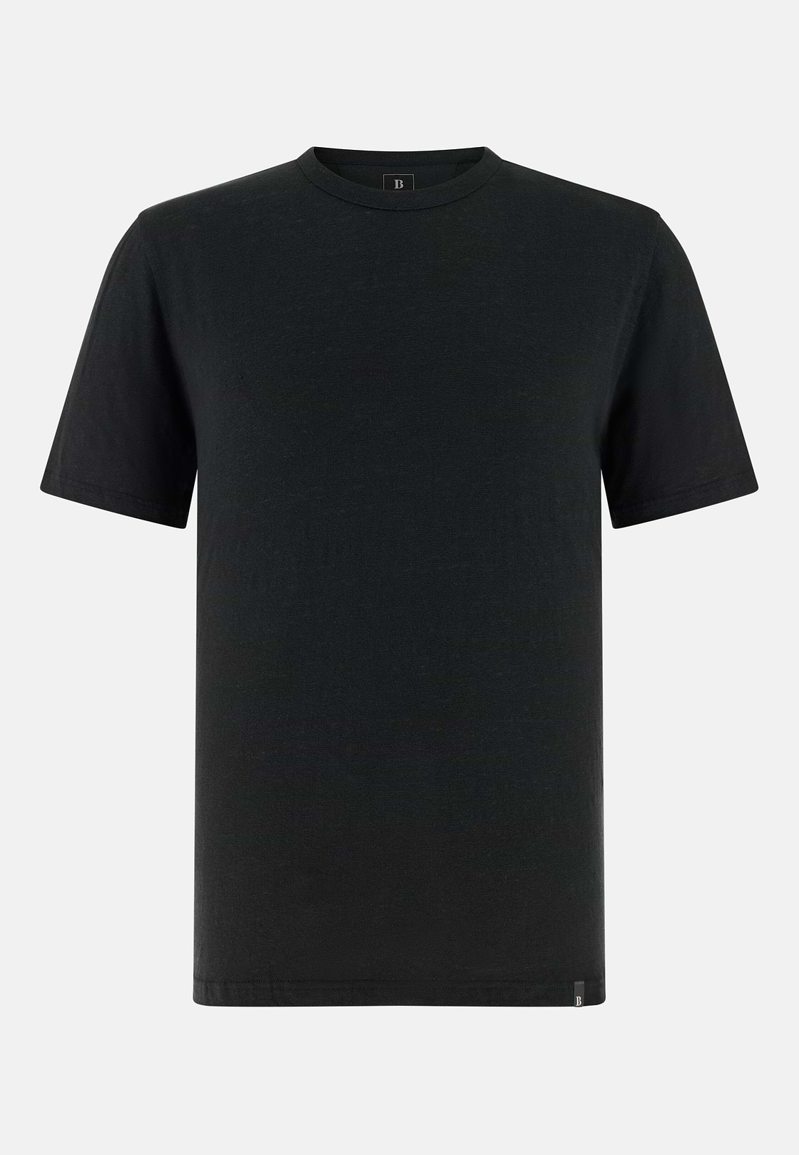 T-shirt En Jersey De Lin Extensible, Noir, hi-res, 5