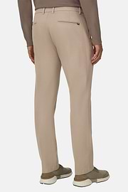 Trousers in Stretch Cotton, Sand, thumb, 5