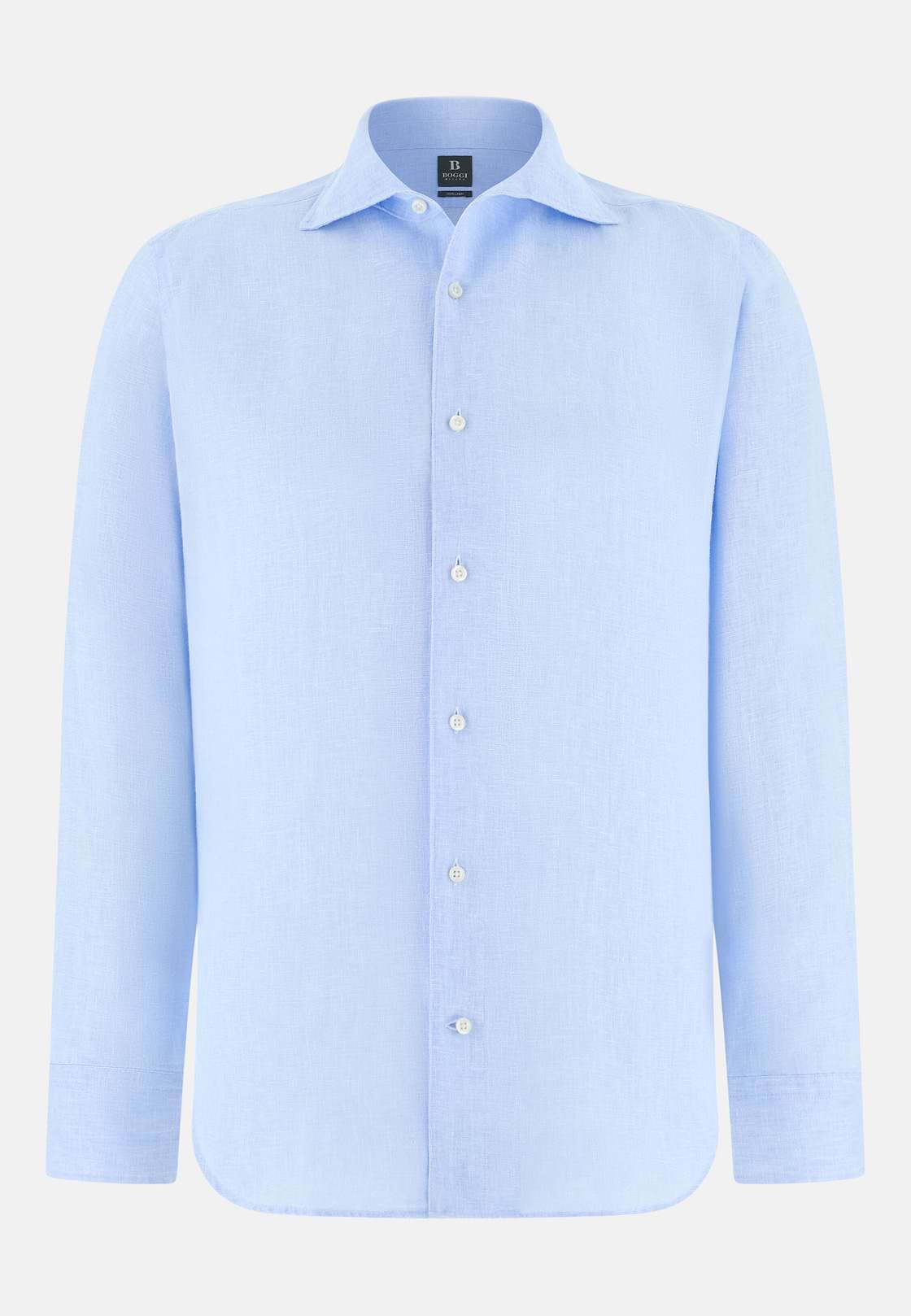 Hemd Aus Leinen Regular Fit, Blau, hi-res, 6