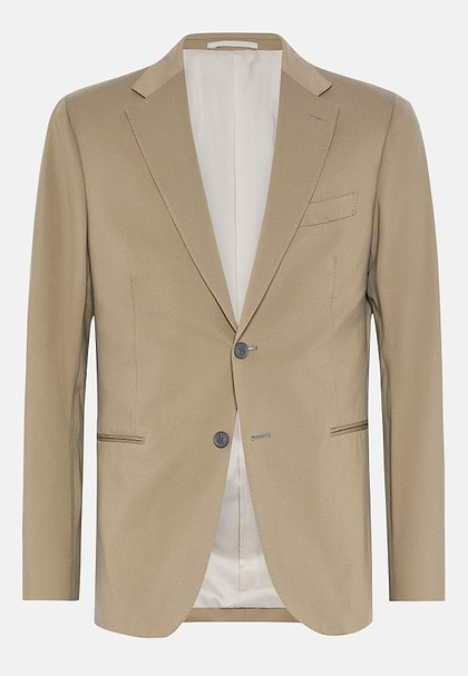 B-Tech Beige Nylon Jacket, Beige, hi-res