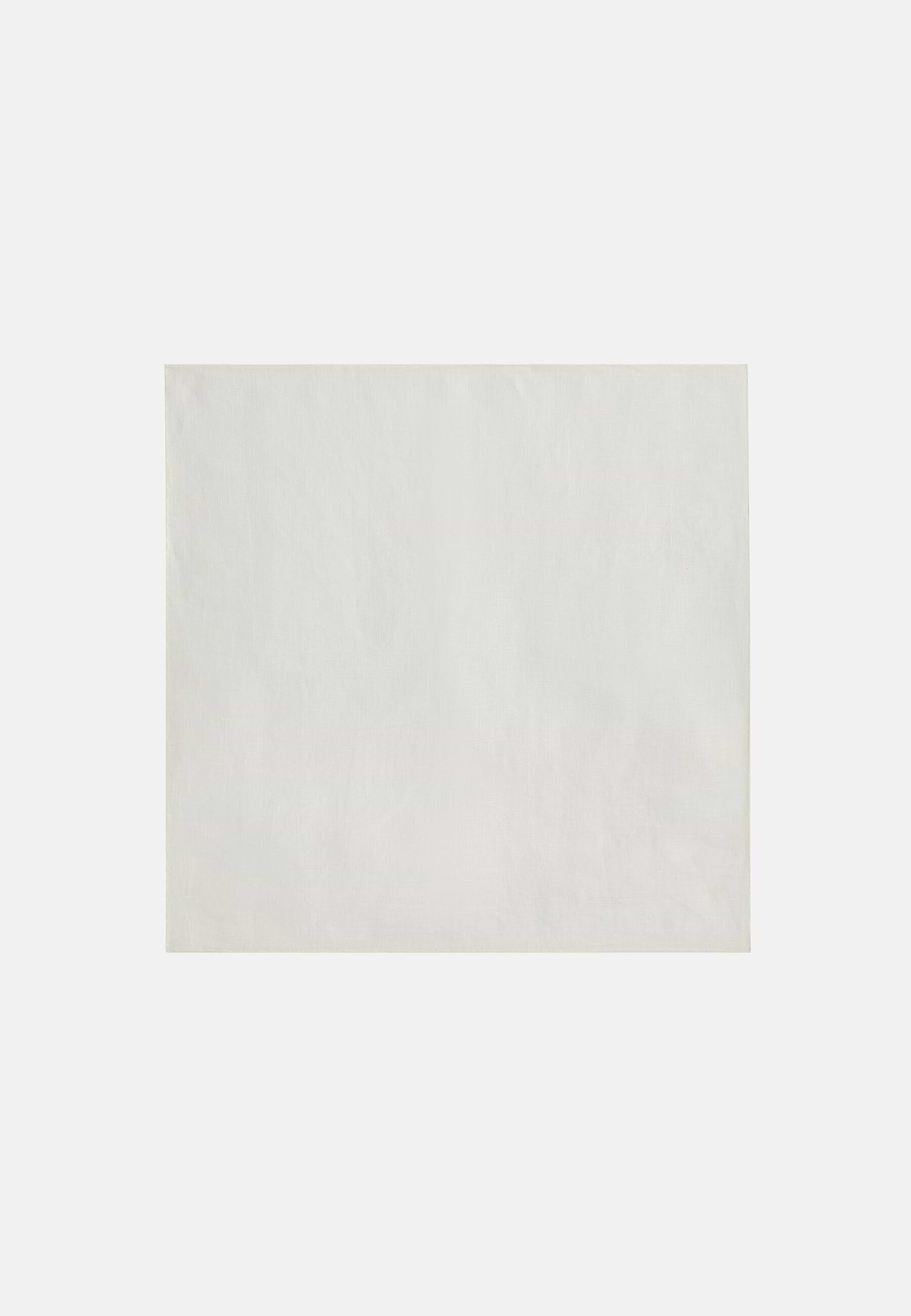 Linen Pocket Square, White, hi-res