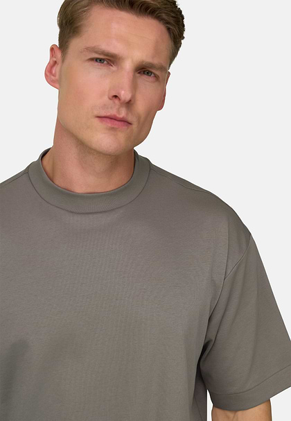 T-Shirt aus S.Café®-Garn, Schlamm, hi-res