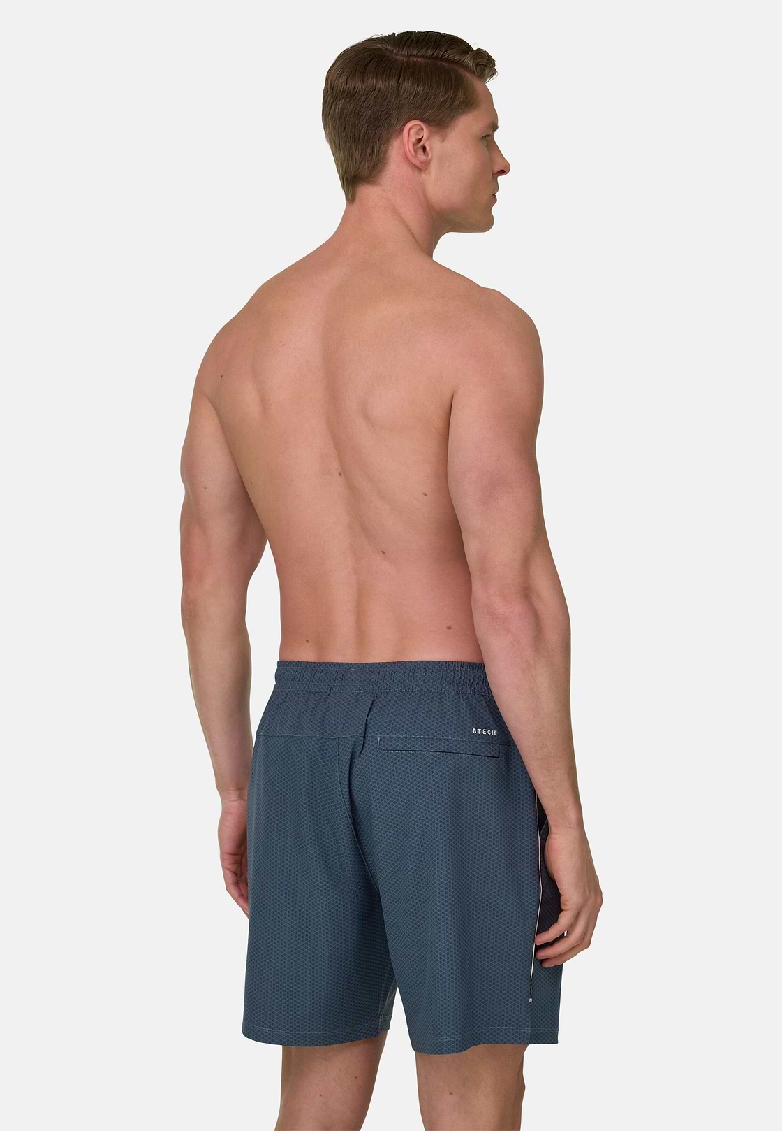 Bedruckte Badehose Aus Technischem Gewebe, Air-blau, hi-res, 3