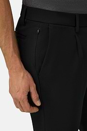 Hose aus technischer Wolle B Tech, Schwarz, thumb, 3