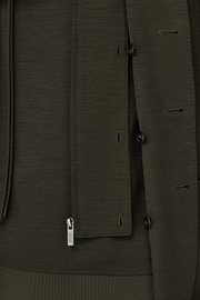Sweatjacke Madison aus WOOLTECH, Militärgrün, thumb, 3