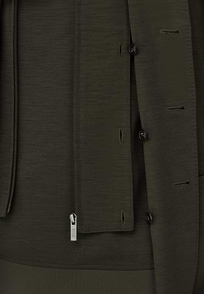 Sweatshirt Blazer Madison in WOOLTECH, Military Green, hi-res