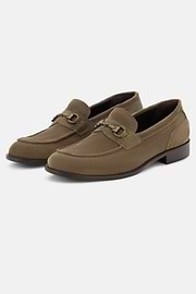 Wildleder-Mokassin, Taupe, thumb, 3