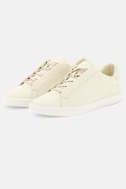 Essence Leather Trainers, White, thumb, 3