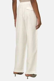 Linen Trousers, White, thumb, 3