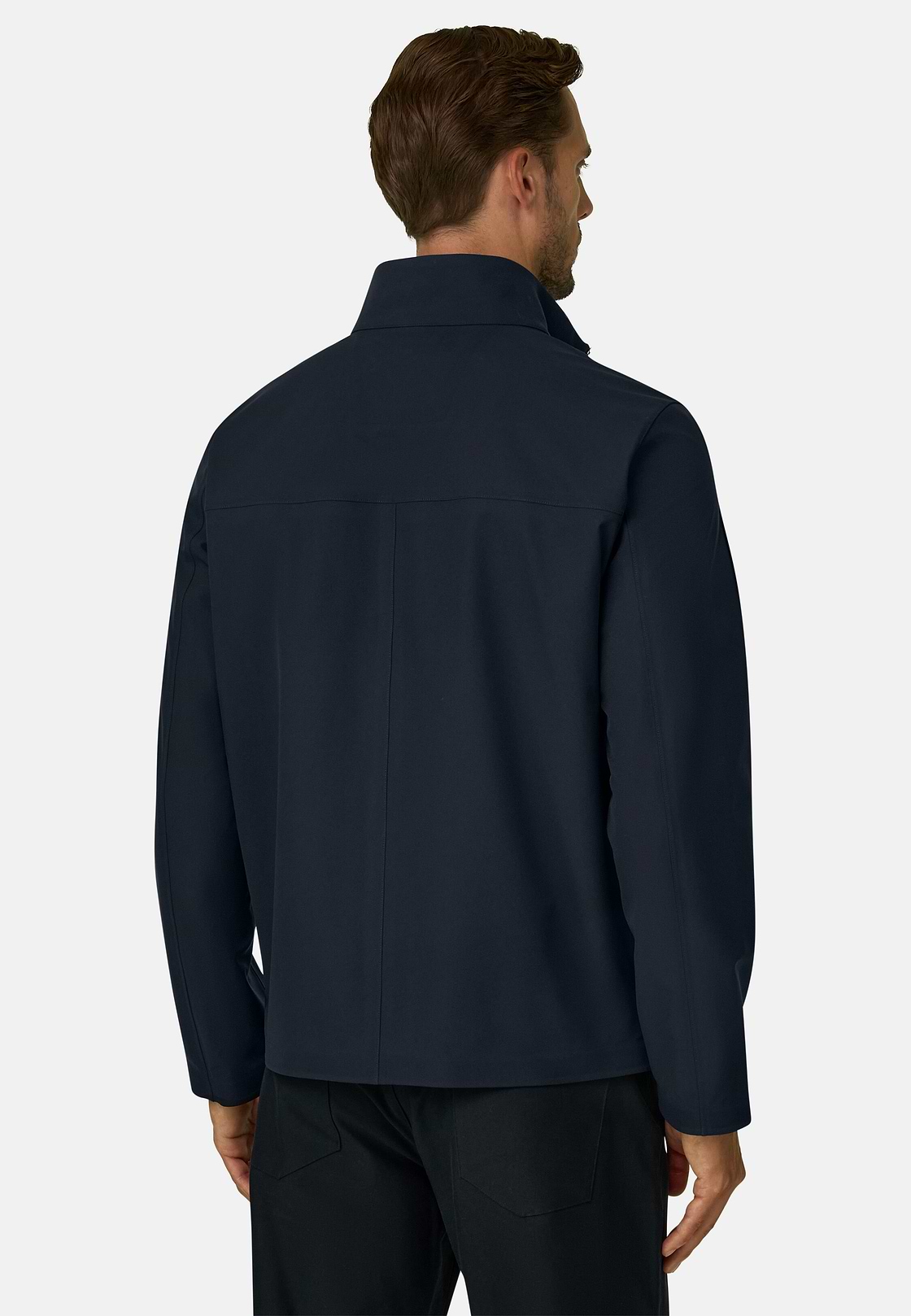 Bomberjacke aus technischem Gewebe B Tech, Navy blau, hi-res, 4