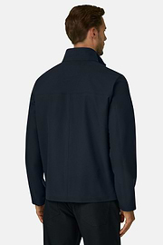 Bomberjacke aus technischem Gewebe B Tech, Navy blau, thumb, 4