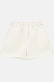 Bermudas Aus Leinen, Weiß, thumb, 1