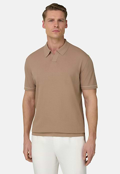 Polo En Maille Crêpe De Coton