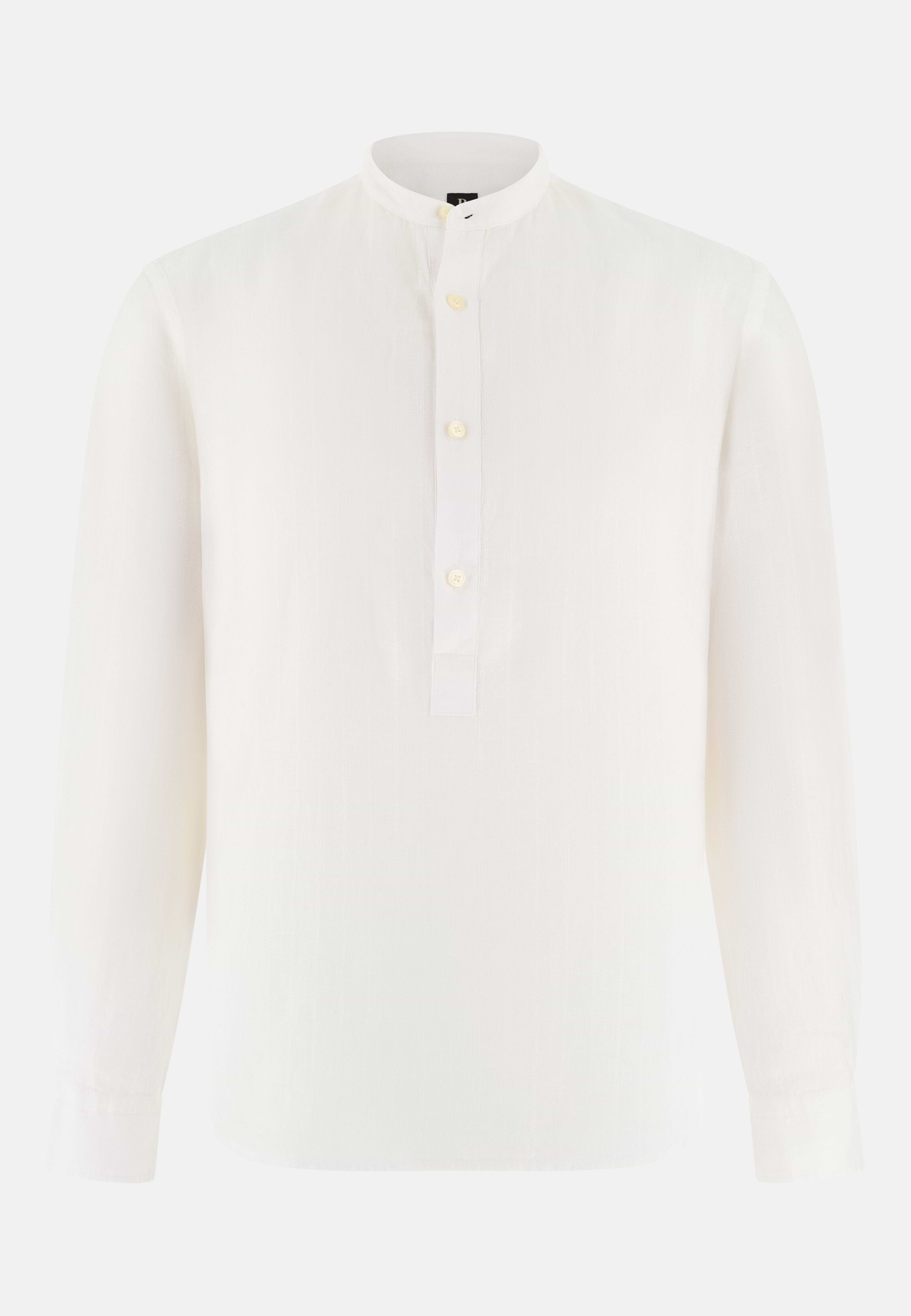Hemd Aus Leinen Regular Fit, Weiß, hi-res, 6