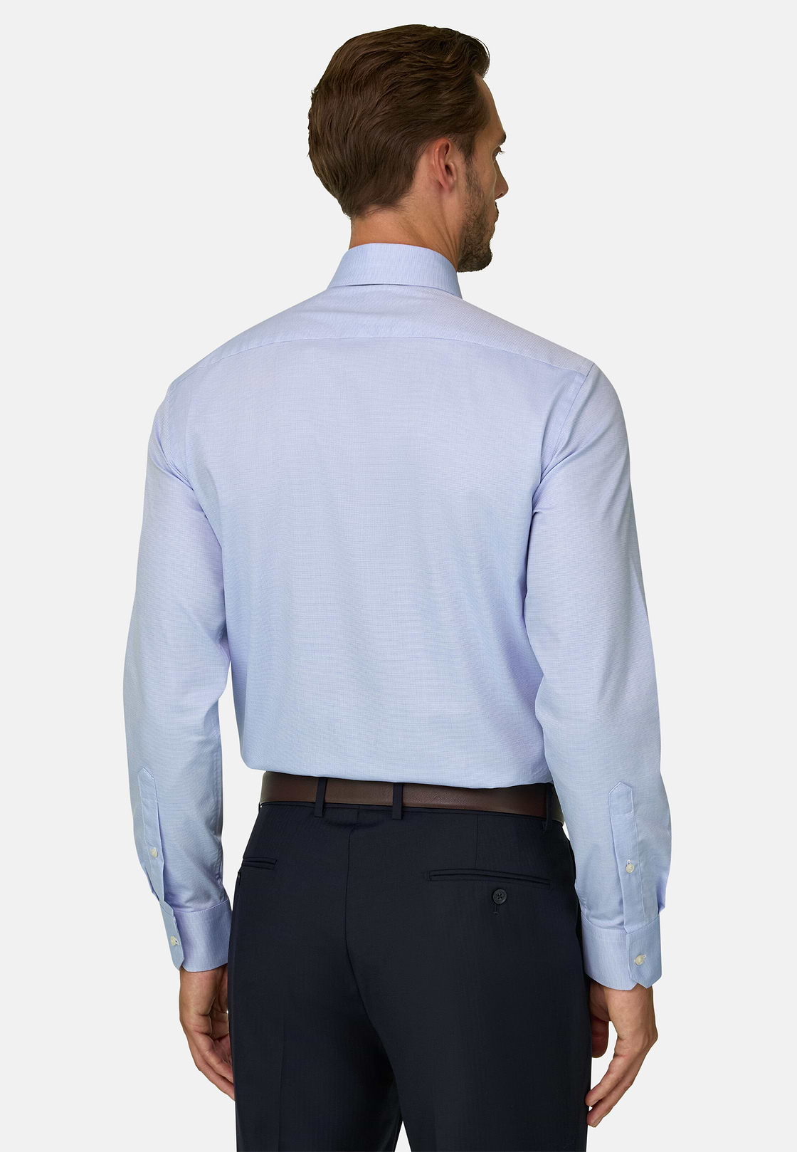 Shirt Patterned Cotton Slim Fit, Light Blue, hi-res, 6