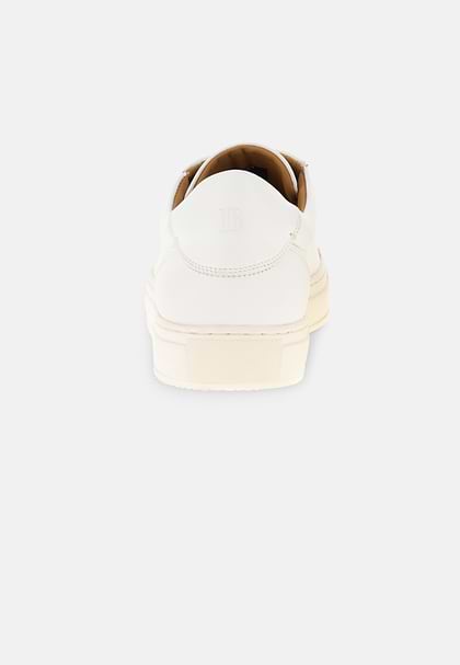 Zapatillas De Piel Blanca, Blanco, hi-res
