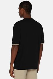 Organic Cotton Blend T-Shirt, Black, hi-res