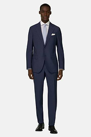 Wool and Mohair Suit, Blue, thumb, 2