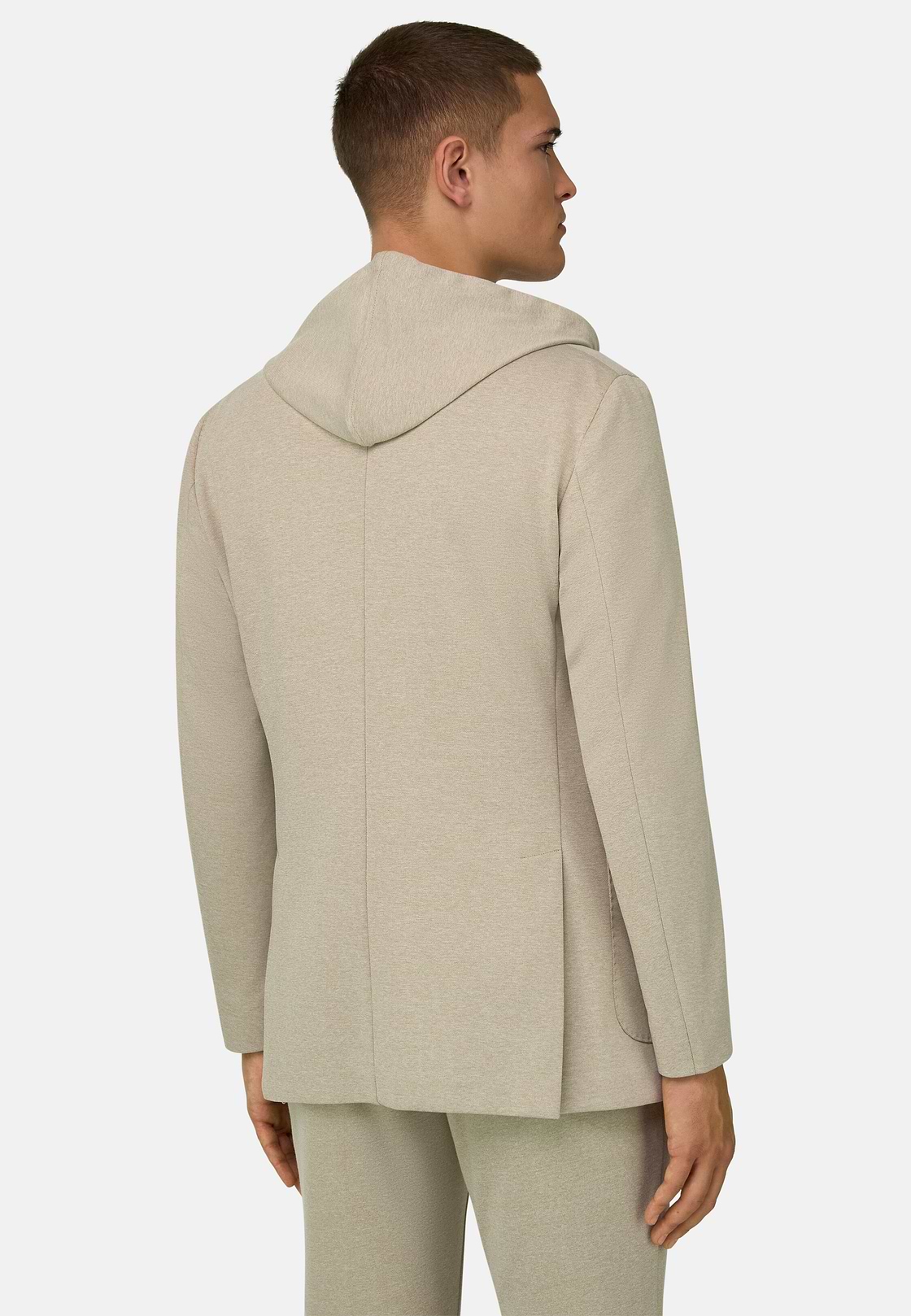 Sweatjacke Madison aus elastischem Baumwollmix, Beige, hi-res, 3